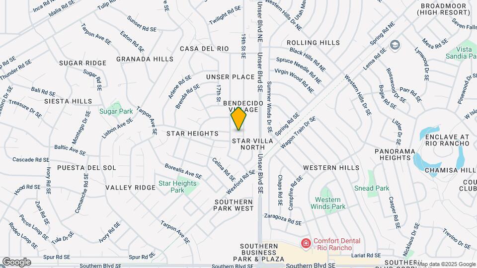1887 Sunrise Ln Map and Location Details