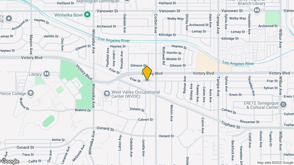 6345 Jumilla Ave Map and Location Details