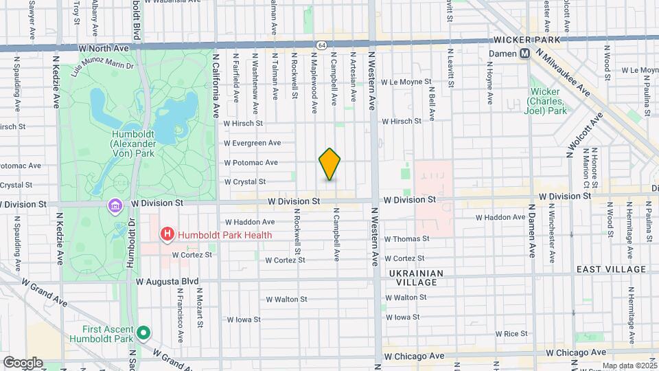 1222 N Campbell Ave Map and Location Details