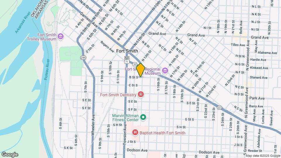 304 S 14th St Map and Location Details