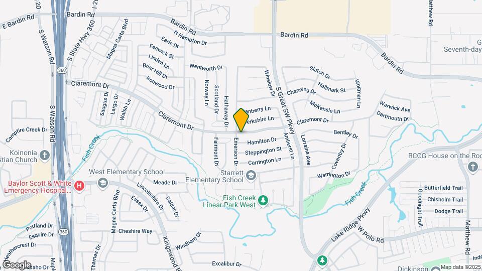 2665 Claremont Dr Map and Location Details