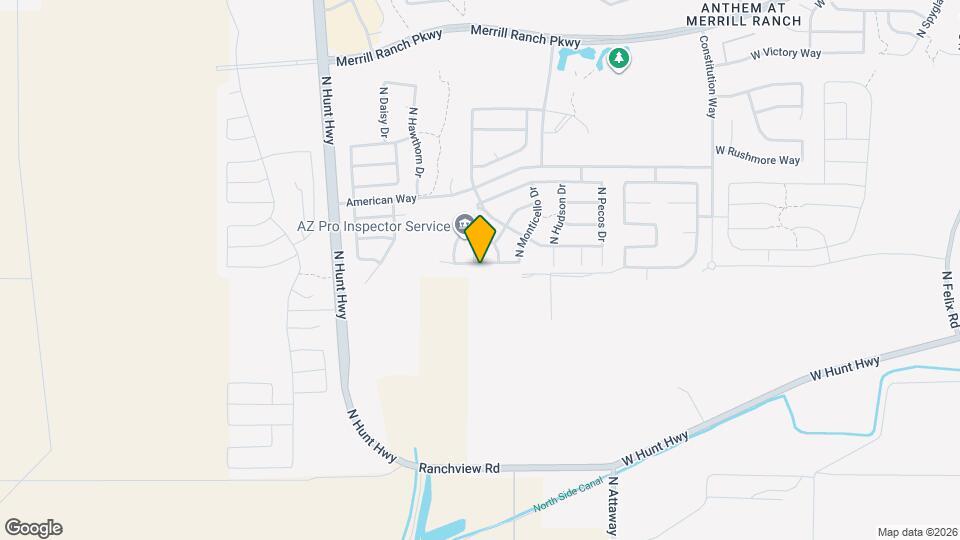 7635 W Springfield Wy Map and Location Details