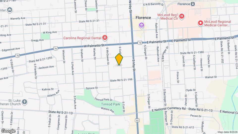 419 S Coit St Map and Location Details