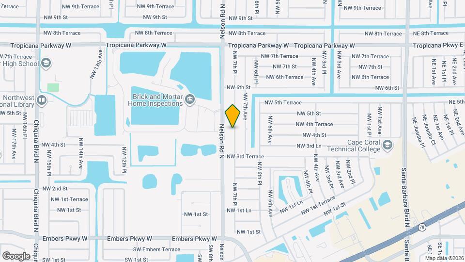 402 NW 7th Pl Map and Location Details