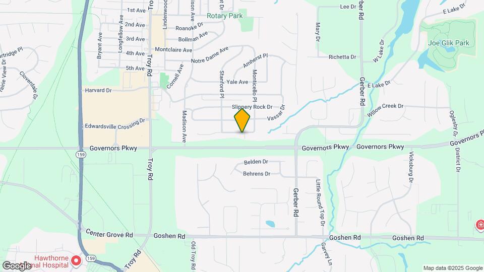 500 Monticello Pl Map and Location Details