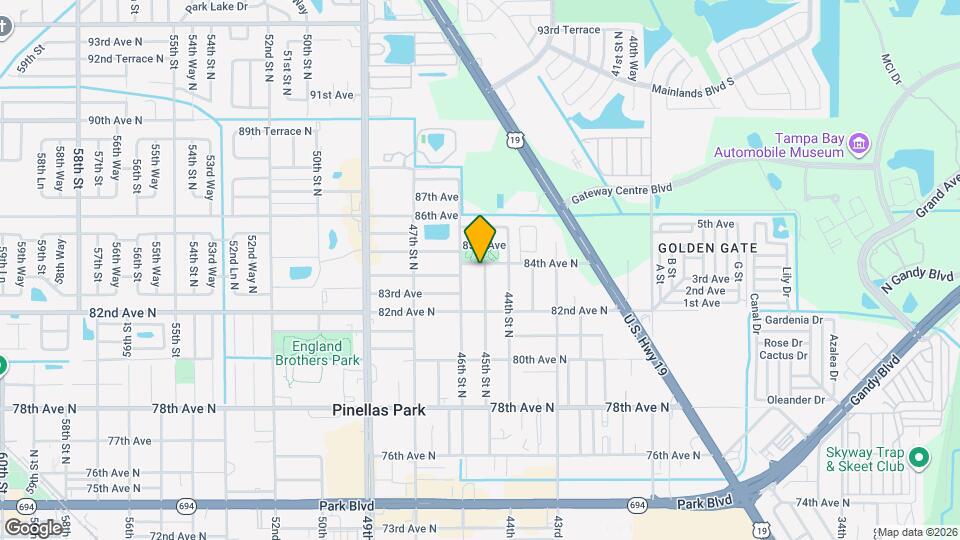 8380 45th St N Map and Location Details