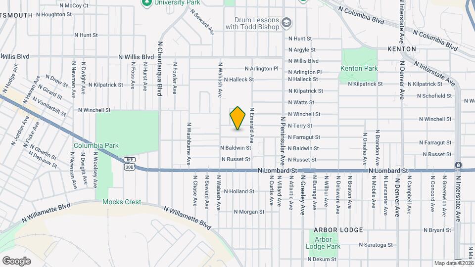 3331 N Farragut St Mapa y Detalles de la Ubicación