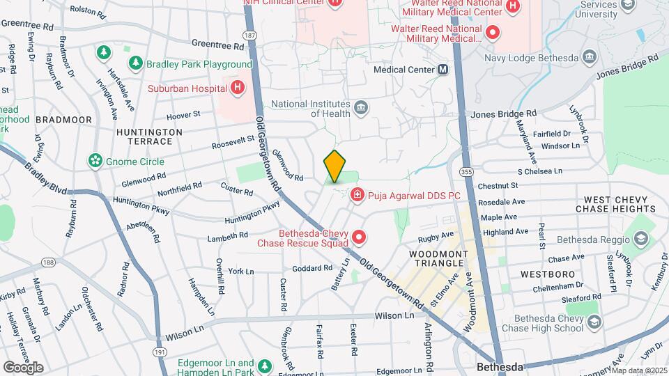 8404 N Brook Ln Map and Location Details