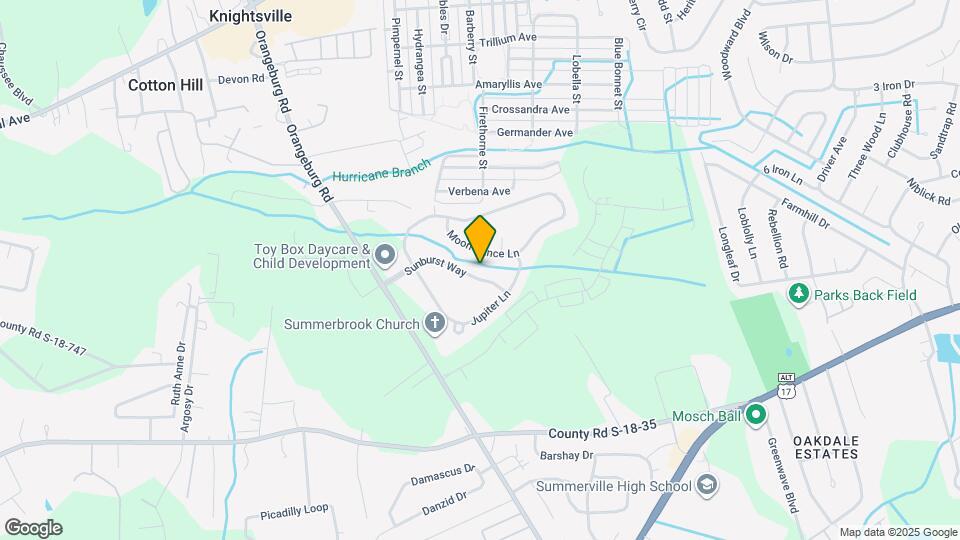 325 Sunburst Way Map and Location Details