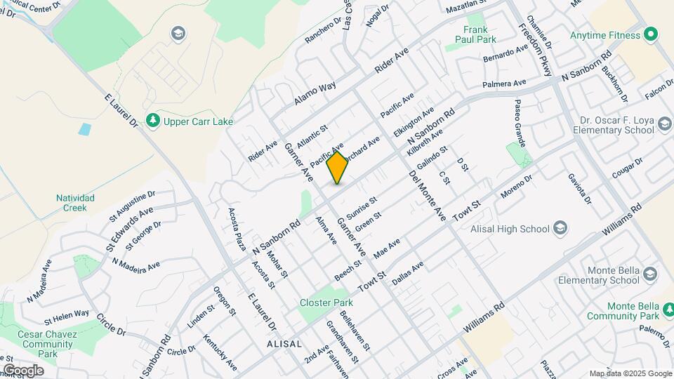 1017 N Sanborn Rd Mapa y Detalles de la Ubicación