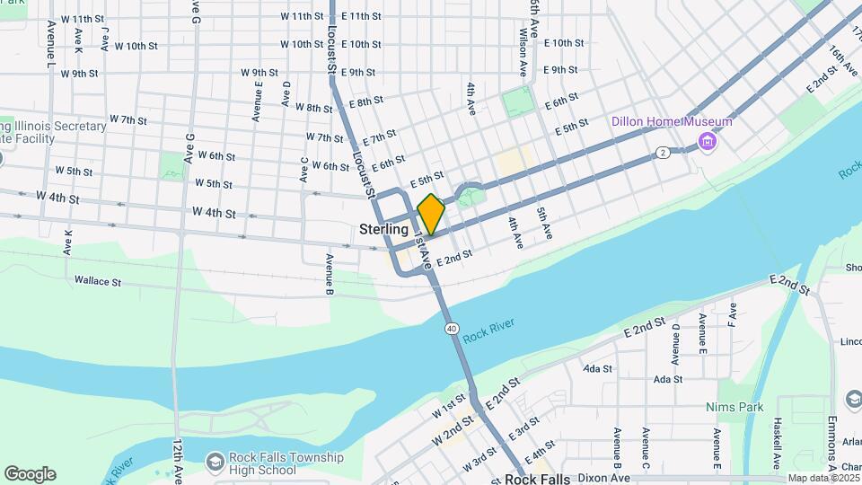 218 1st Ave Map and Location Details