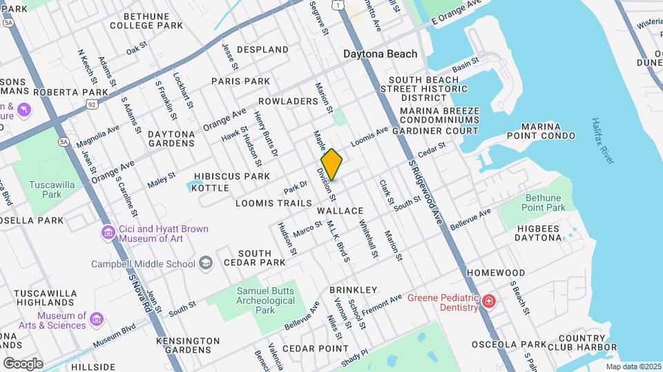 543 Division St Map and Location Details