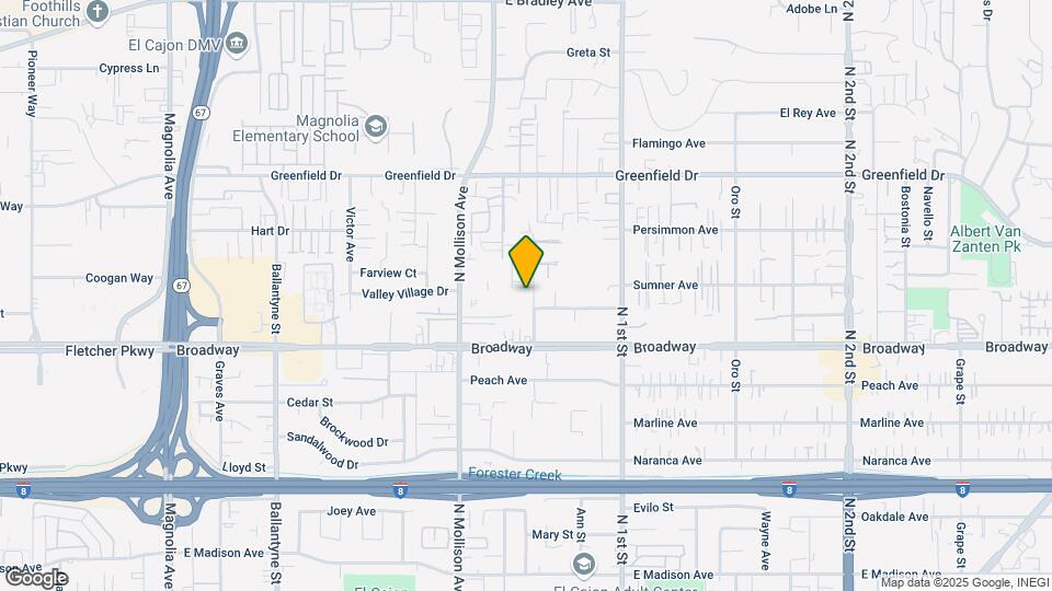 1018 N Anza St Map and Location Details