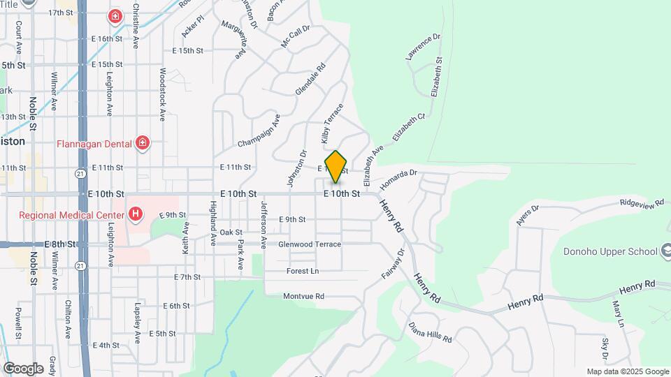 1004 Maplewood Ave Map and Location Details