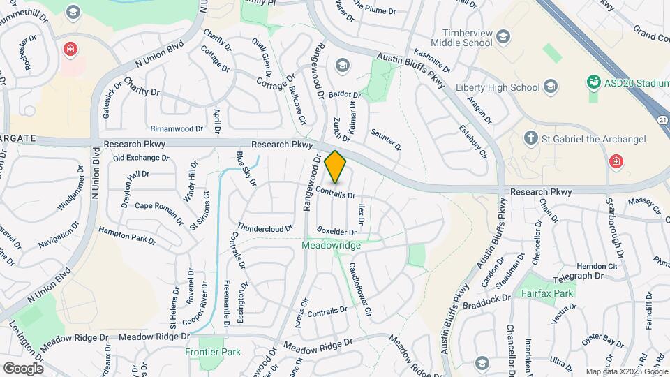 8510 Sassafras Dr Map and Location Details