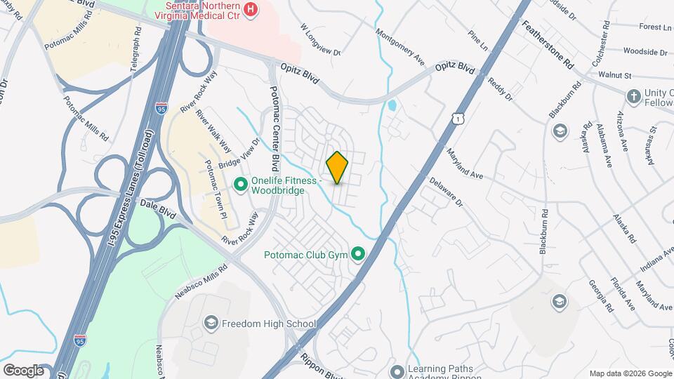 14899 Potomac Branch Dr Map and Location Details