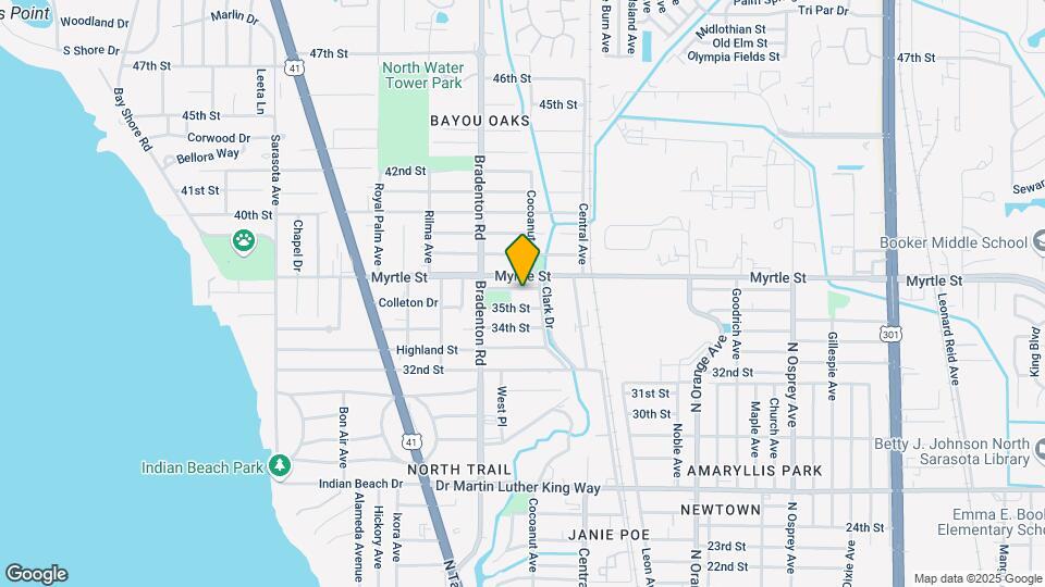 1274 36th St Map and Location Details
