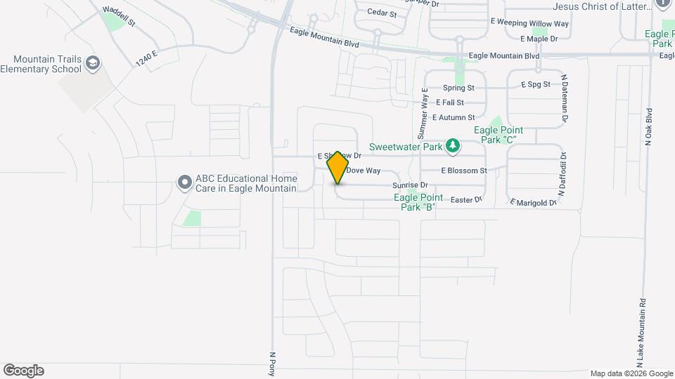 3576 N Canary Way Map and Location Details