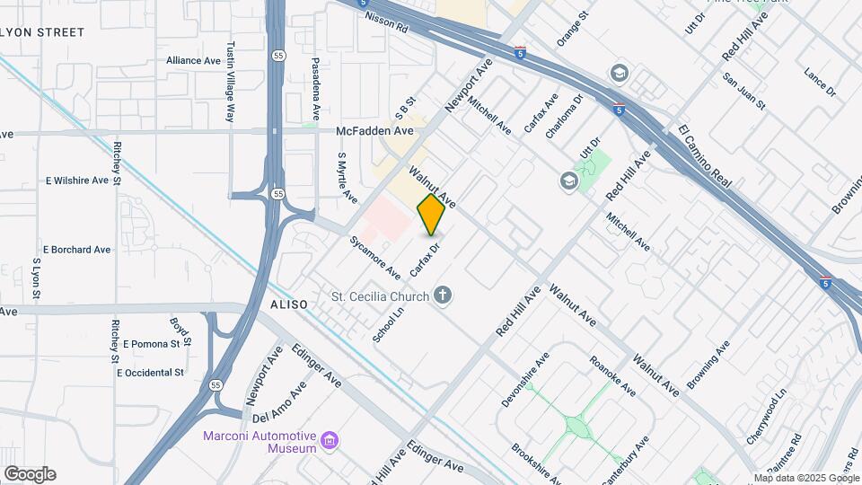 14611 A-D Carfax Dr Mapa y Detalles de la Ubicación