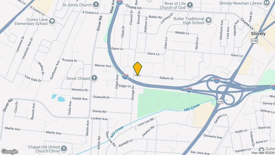 2220 Auburn Dr Map and Location Details