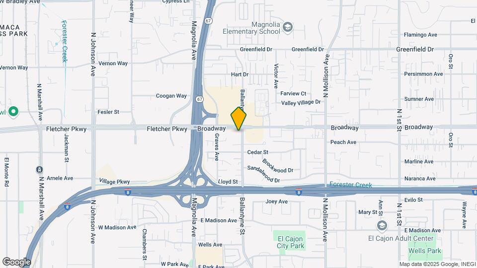 890 Ballantyne St Map and Location Details