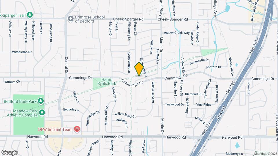2909 White Oak Ln Map and Location Details