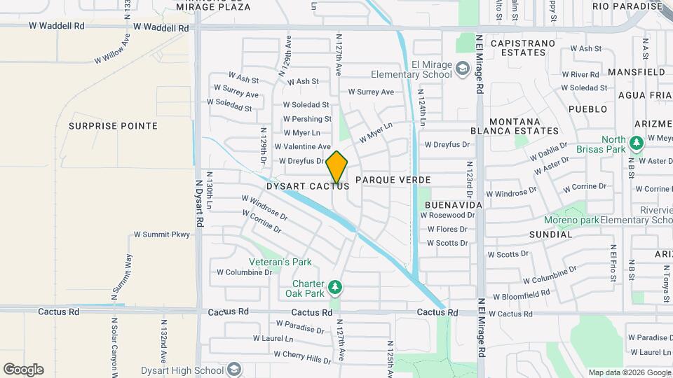 12901 N 127th Ln Map and Location Details