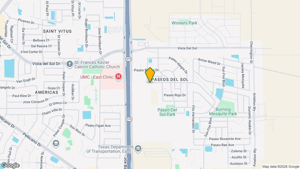 12374 Paseo Lindo Dr Map and Location Details