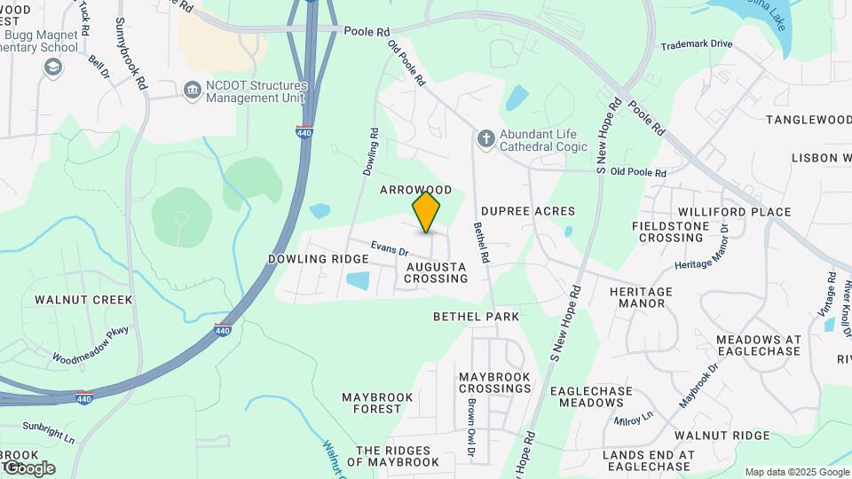 1404 Ikes Pond Ln Map and Location Details