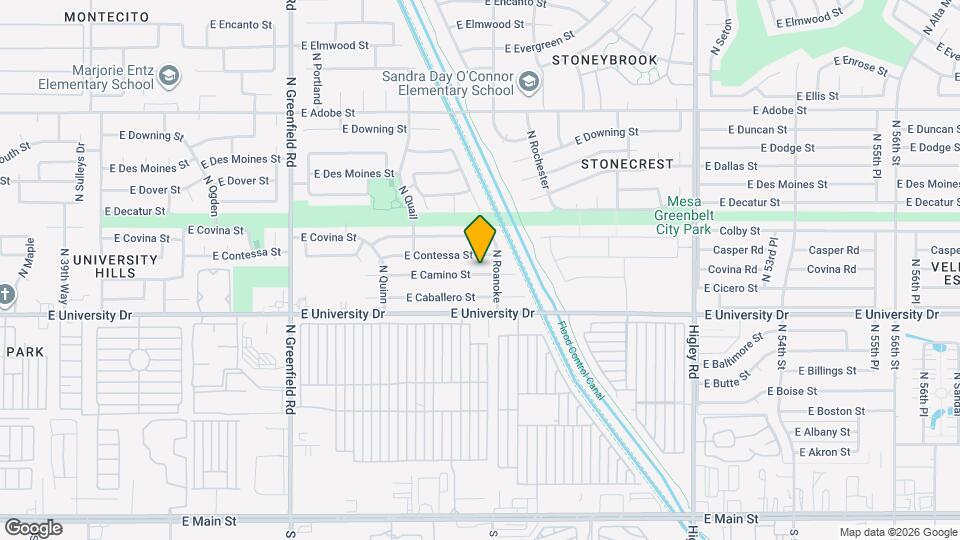 4744 E Camino St Map and Location Details