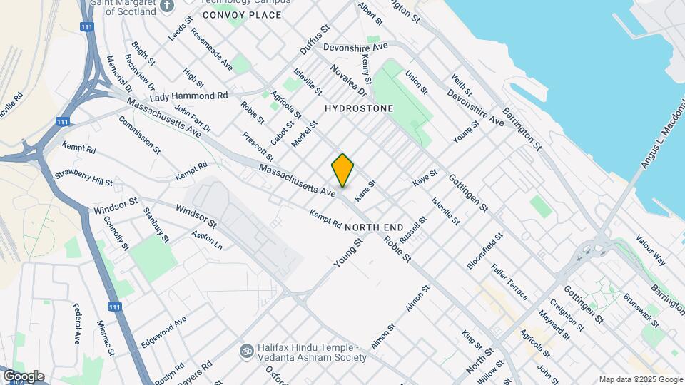 3191 Robie St Map and Location Details