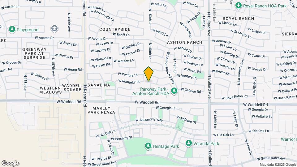 14028 N 150th Ln Map and Location Details