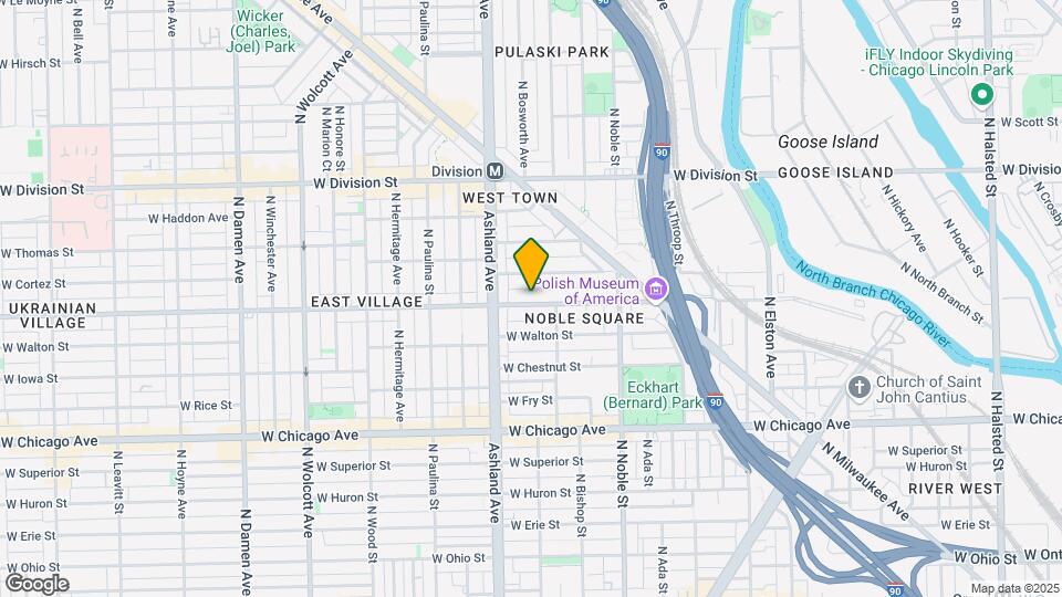 1522 W Augusta Blvd Mapa y Detalles de la Ubicación