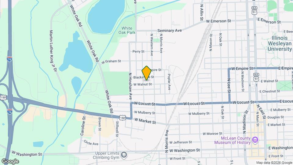 1313 W Walnut St Map and Location Details