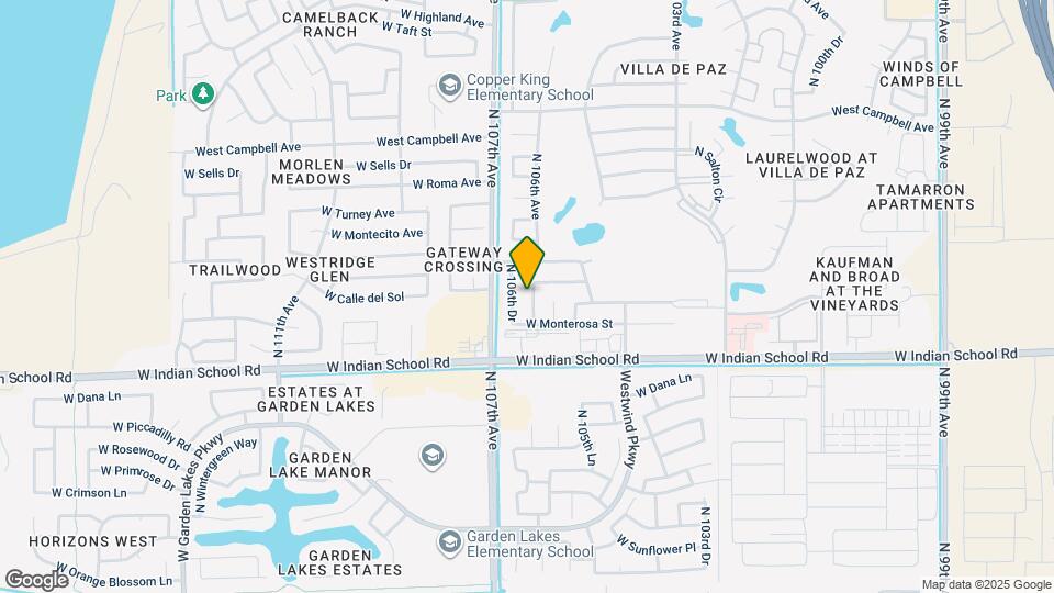 4124 N 106th Ave Mapa y Detalles de la Ubicación