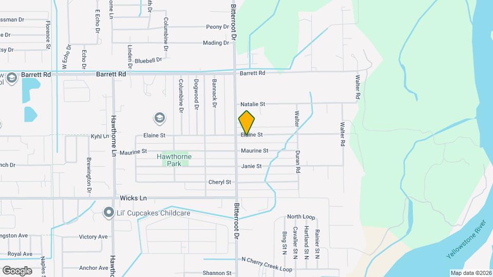 1618 Elaine St Map and Location Details