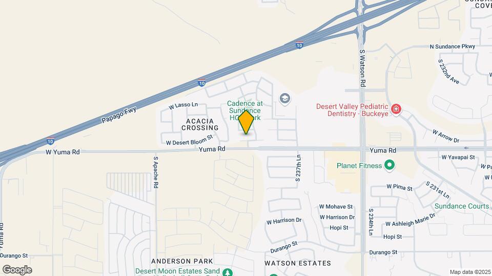 23952 W Desert Bloom St Map and Location Details