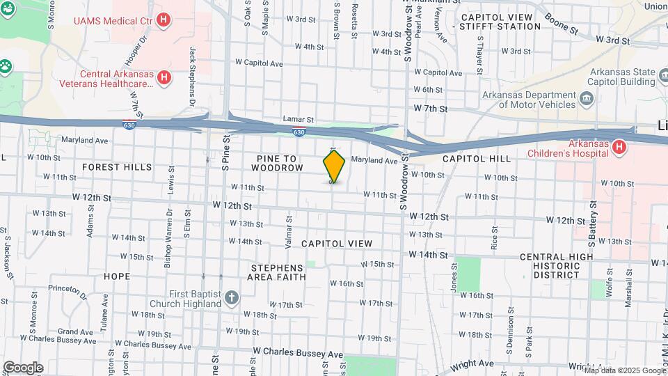 3224 W 11th St Map and Location Details