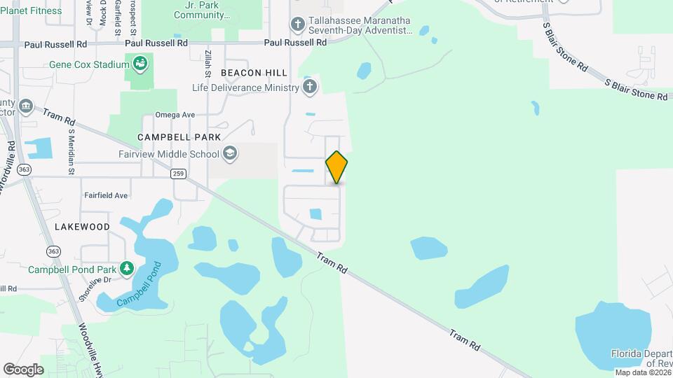 552 Brooke Hampton Dr Mapa y Detalles de la Ubicación
