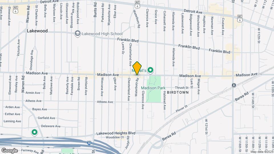 13335-13349 Madison Ave Map and Location Details