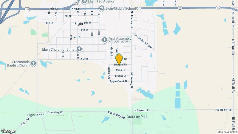 1202 Hershel Dr Map and Location Details