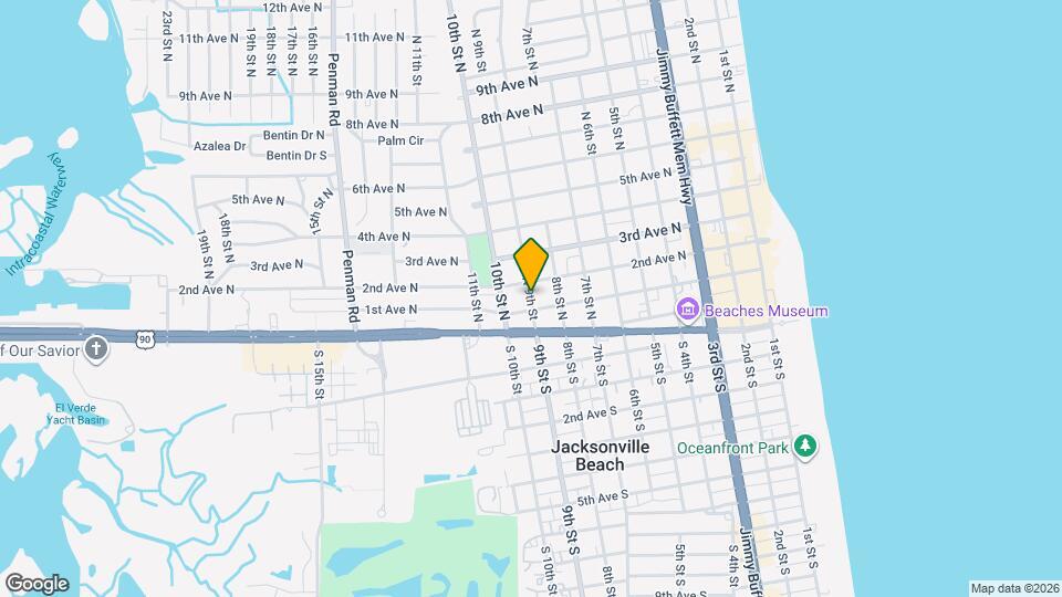 207 N 9th St Map and Location Details