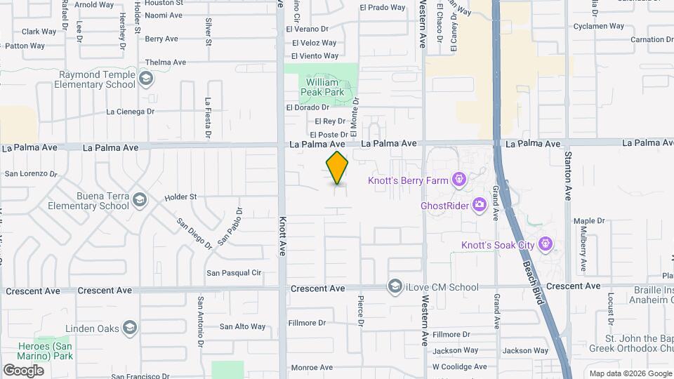 8214 Santa Inez Pl Map and Location Details