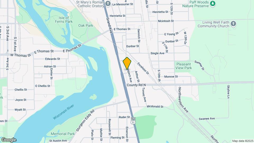 1130 Prospect Ave Map and Location Details