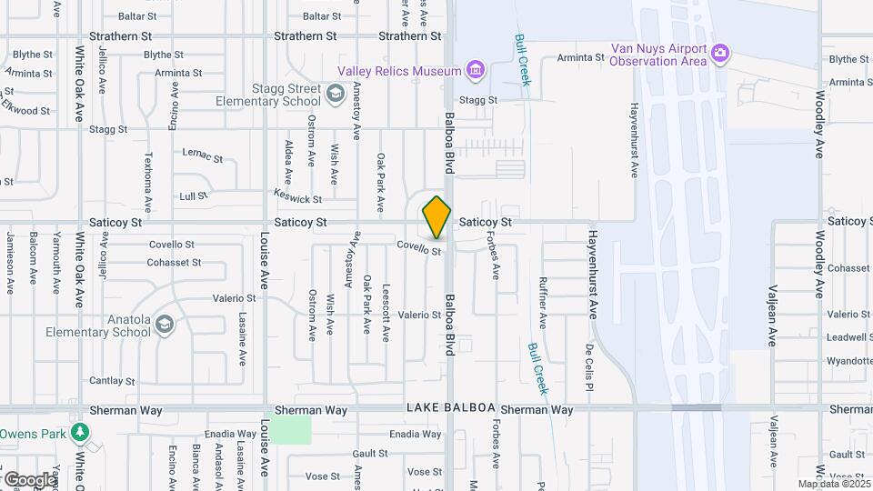 16913 Covello St Mapa y Detalles de la Ubicación