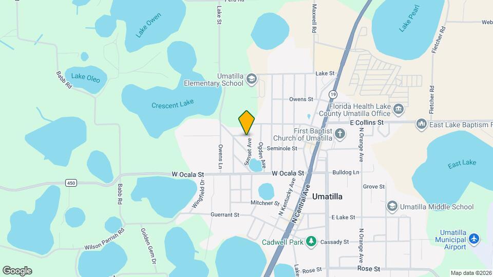 541 Sunset Ave Map and Location Details