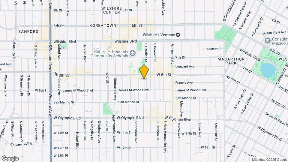 823 S Catalina St Map and Location Details
