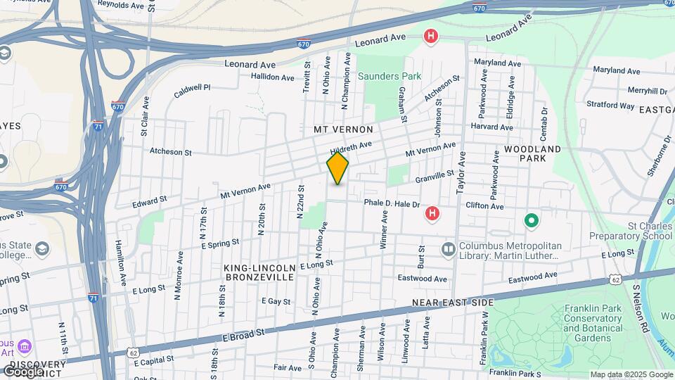 1247 E Market Aly Mapa y Detalles de la Ubicación