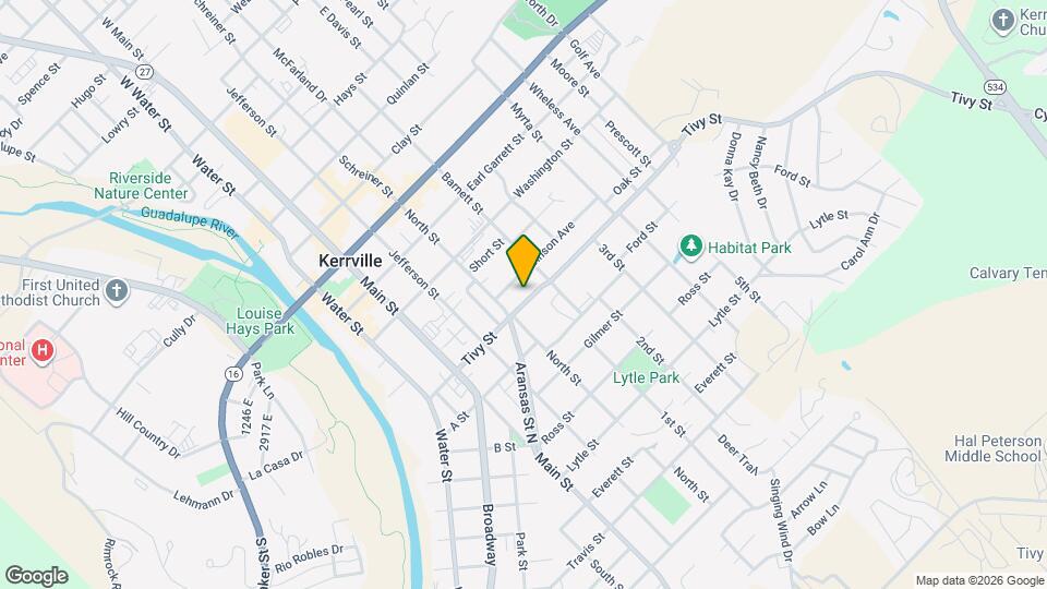 600 Tivy St Map and Location Details