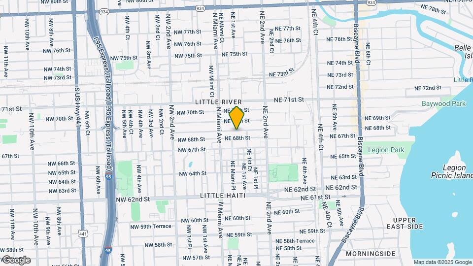 88 NE 68th Terrace Mapa y Detalles de la Ubicación